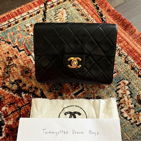 SOLD** Chanel Classic Vintage Mini Square Flap Bag - Picture 3 of 10